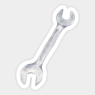 spanner wrench Sticker